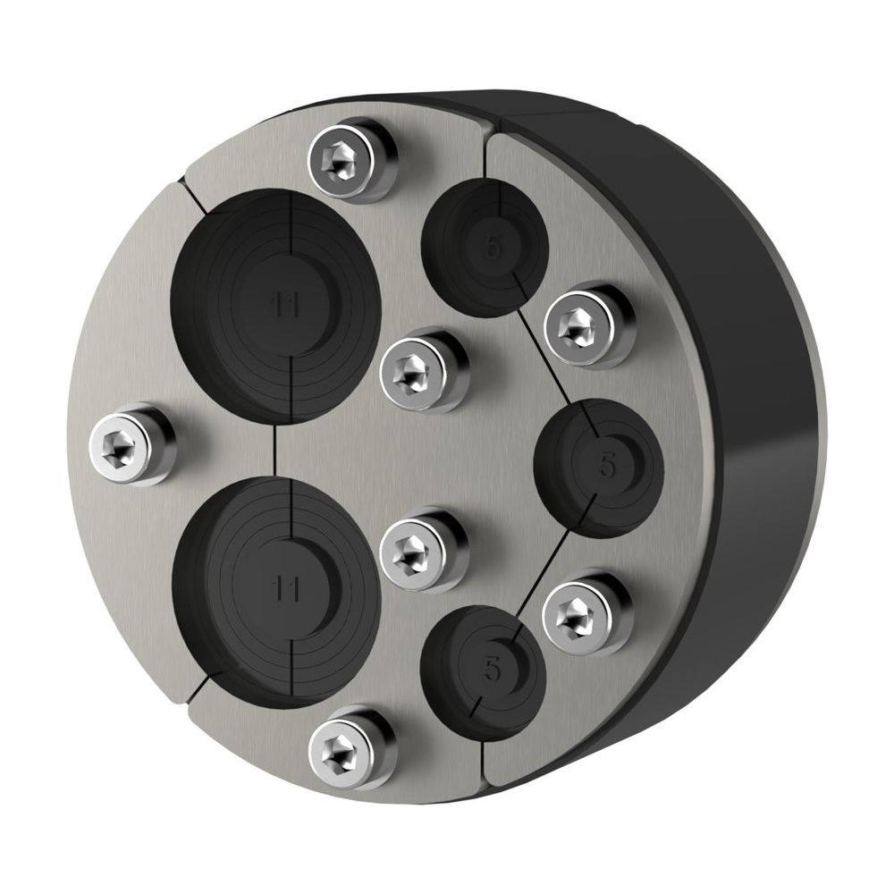 Hauff-Technik Ringraumdichtung HRD100 SG 2x8-30 u. 3x4-16,5, 100mm Kernbohrung, Edels... HAUFF-2700103500 4052487000154 (Abb. 4)