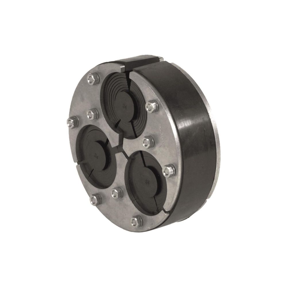 Hauff-Technik Ringraumdichtung HRD 100 SG, 4 Kabel 8-30mm, Edelstahl A2/EPDM... HAUFF-2700102000 4052487000130 (Abb. 2)