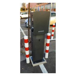 Hauff-Technik Ladesäulen Fundament ULF380 1x110, 380x380x80mm, PVC/Polymerbeton... HAUFF-3030490218 4052487242851 (Abb. 1)