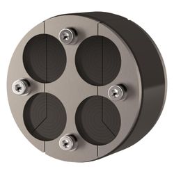 Hauff-Technik Ringraumdichtung HRD 100 SG, 4 Kabel 8-30mm, Edelstahl A2/EPDM... HAUFF-2700102000 4052487000130 (Abb. 1)