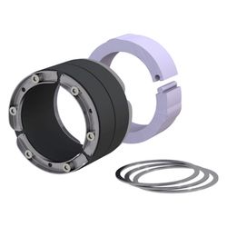 Hauff-Technik Wellrohrdichtung WRD200 1x160, 200mm Kernbohrung, 160mm Nenndurchmesser... HAUFF-1610200160 4052487042277 (Abb. 1)