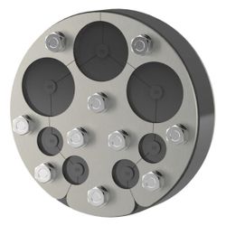 Hauff-Technik Ringraumdichtung HRD 200-SG-3/6-54, 200mm, Edelstahl V2A/EPDM... HAUFF-2700107000 4052487000222 (Abb. 1)