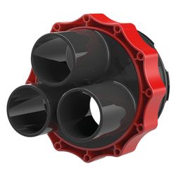 Hauff-Technik Systemdeckel HSI 150 D3x58 WS, 3 Kabel, 22-56mm, 2,5 bar, Polycarbonat... HAUFF-3030300082 4052487054997 (Abb. 1)