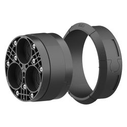 Hauff-Technik Systemdeckel HSI 150 DG 3x24-54, 3 Kabel 24-54mm, gas- und wasserdicht ... HAUFF-2102200000 4052487055444 (Abb. 1)