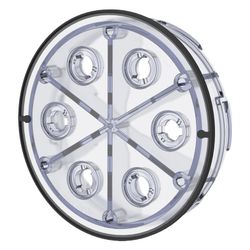 Hauff-Technik Verschlussdeckel HSI 150 DT, 150mm, ABS, Transparent... HAUFF-2126010172 4052487193566 (Abb. 1)