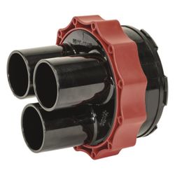 Hauff-Technik Systemdeckel HSI 150 D3x58 WS, 3 Kabel, 22-56mm, 2,5 bar, Polycarbonat... HAUFF-3030300082 4052487054997 (Abb. 1)