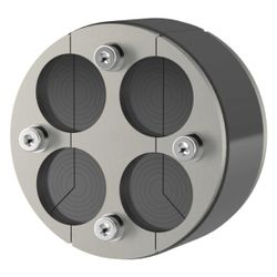 Hauff-Technik Ringraumdichtung HRD 100 SG, 4 Kabel 8-30mm, Edelstahl A2/EPDM... HAUFF-2700102000 4052487000130 (Abb. 1)