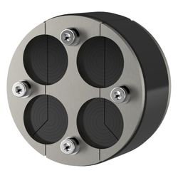 Hauff-Technik Ringraumdichtung HRD 100 SG, 4 Kabel 8-30mm, Edelstahl A2/EPDM... HAUFF-2700102000 4052487000130 (Abb. 1)