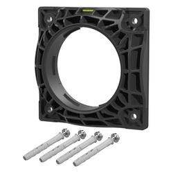 Hauff-Technik Kunststoffflansch HSI150 DFK, 235x235mm, Kernbohrung max. 150mm, Glasfa... HAUFF-2118010020 4052487156264 (Abb. 1)