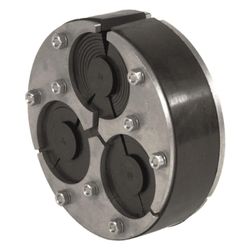 Hauff-Technik Ringraumdichtung HRD 100 SG, 4 Kabel 8-30mm, Edelstahl A2/EPDM... HAUFF-2700102000 4052487000130 (Abb. 1)