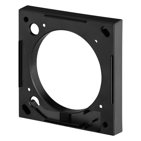 Helios Montageflansch MF 100 passend zu M1 100, Schwarz