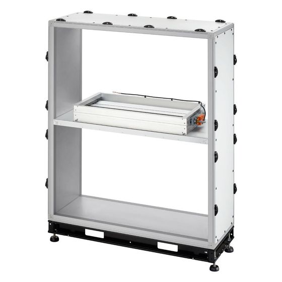 Helios Umluft-Modul AIR1-ULM RH 6000, bestehend aus Umluftklappe einschließlich Antrieb, für AIR1 RH 6000
