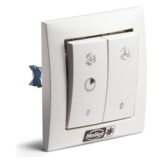 Helios DSEL 2 Drehzahl- und Betriebsschalter, für 55er UP-Dose, Schutzart IP 30, 230V, max. 3A