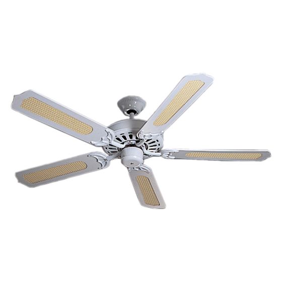 Helios DVAW 130 Deckenventilator 5-Batt-Laufrad, 1300mm, 65W, 230V, antik, Weiß
