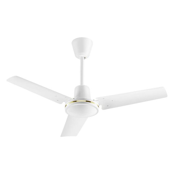 Helios DVW 140 Deckenventilator 3-Blatt-Laufrad, 1400mm, 75W, 230V, Metall, Weiß
