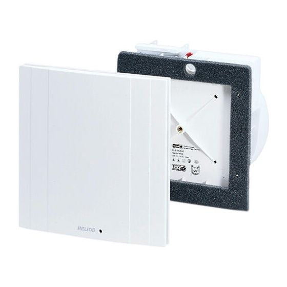 Helios ELS-VEZ 60 Ventilatoreinsatz mit Nachlaufschalter, inkl. Fassade