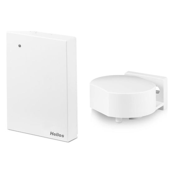 Helios FDR Feuchtedifferenzregelung bestehend aus Innensteuerung und Außensensor