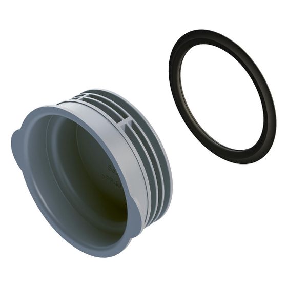 Helios FRS-VDS 75 FlexPipe Verschlussdeckel rund 75 für Stutzen, 1 Deckel und 1 Dichtring
