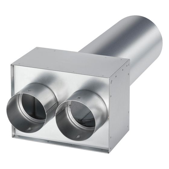 Helios FRS-WDV 2-75/100 FlexPipe Wanddurchführung für Ventilanschluss 100mm 2x DN 75