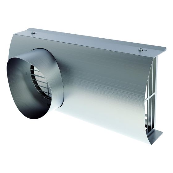 Helios IP-FKB 160 IsoPipe-Fassaden-Kombiblende DN 160 universell einsetzbar, Edelstahl