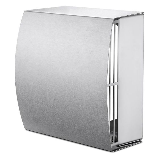 Helios KWL 45-160 FBT-B Fassadenblende, Tief, Edelstahl mit Schutzlackierung