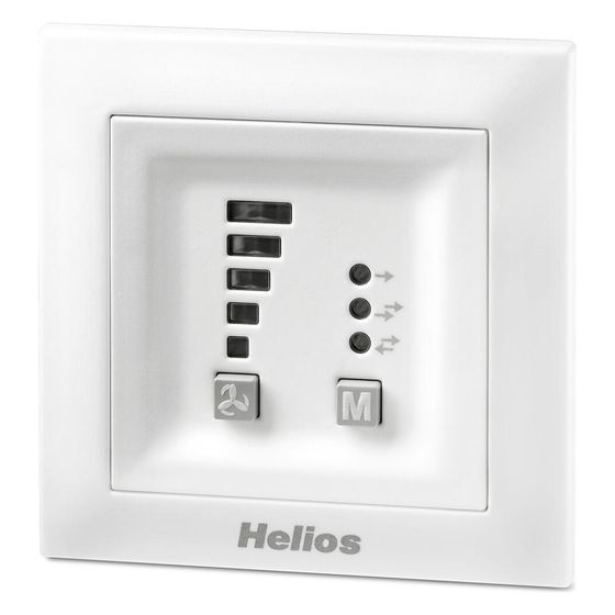 Helios KWL 45 BEU Bedienelement 5-Stufen, 3-Betriebsarten mit LED, UP-Version