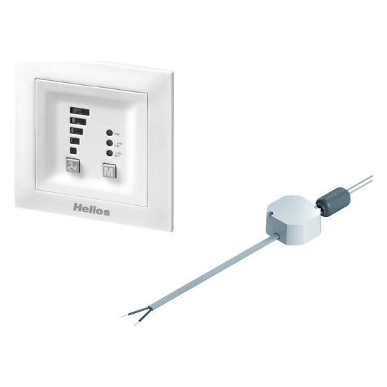 Helios KWL 45 STS-UP Steuerung komplett Bedienelement und Schaltnetzteil Unterputz