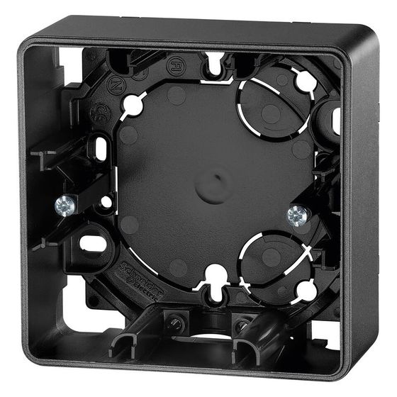 Helios KWL-APG Touch bl Aufputzgehäuse für KWL-BE Touch, Schwarz