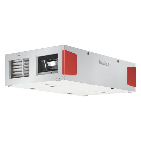 Helios KWL EC 700 D PRO KWL-Deckengerät mit WRG, EC-Ventilatoren, 680m3/h, Auto-Bypass Auto-Bypass, Grafikdisplay, 230V