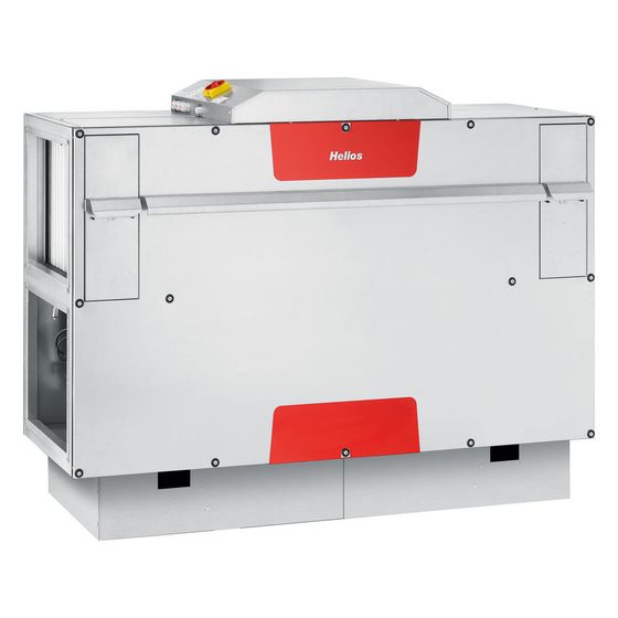 Helios KWL EC 1200 S PRO WW KWL-Standgerät mit WRG, max. 1300m3/h, 750W, 400V, EC-Ventilator, WW Register