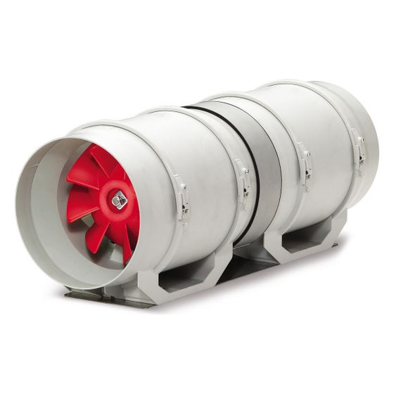 Helios MVZ 100 B Multivent zweistufige Ventilator-Unit, 1-PH 230V, 240m3/h, 40/40W, kompletter Bausatz in 3 Kartons