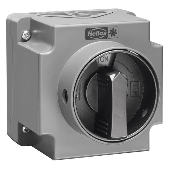 Helios RS 3 plus 1 plus 2 7,5 Revisionsschalter, 5-polig 7,5kW, AC-23B, 400V, 3-PH IP 65, Verriegelung in 0