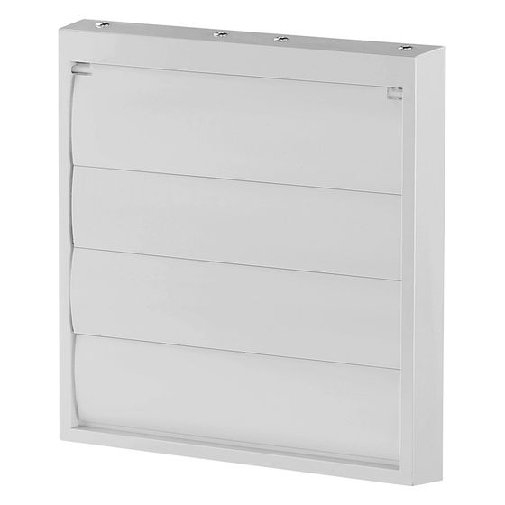 Helios RVK 400 Verschlussklappe DN 400, handregelbar, Kunststoff, Hellgrau
