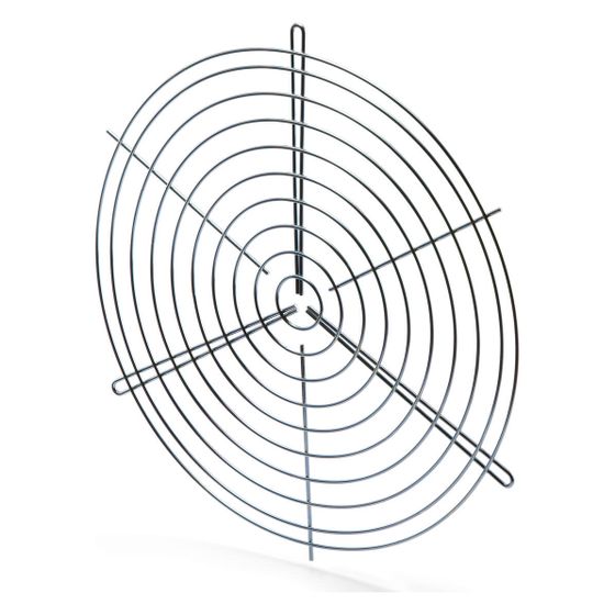 Helios SG 250 Schutzgitter zu Rohrflansch DN 250, kunststoffbeschichtet, Silbermetallic