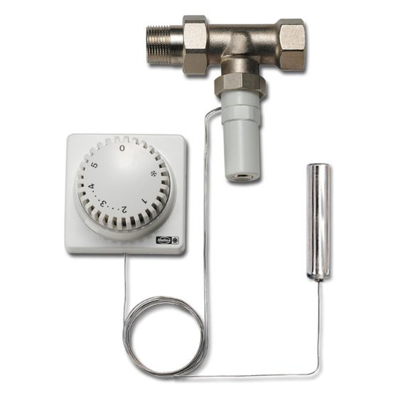 Helios WHST 300 T38 Warmwasser-Heizregister-Regel-Thermostat mit Kanalfühler