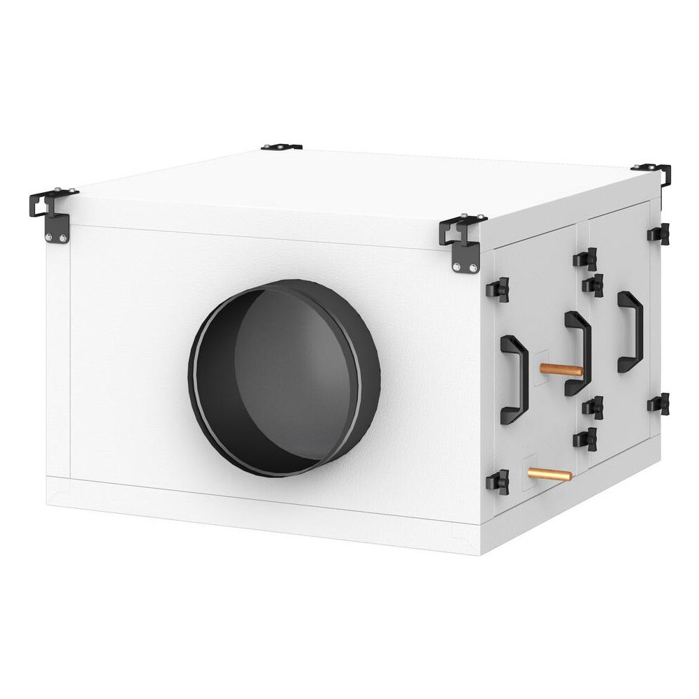Helios Direktverdampfer AIR1-CO DX XVP 1250 R als Change-over-Register, Anschluss rechts... HELIOS-40488 4010184404880 (Abb. 2)