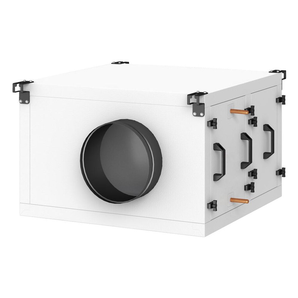 Helios Kühlregister Kaltwasser AIR1-KR KW XVP 1800 R, Anschluss rechts, RAL 7047... HELIOS-40493 4010184404934 (Abb. 2)