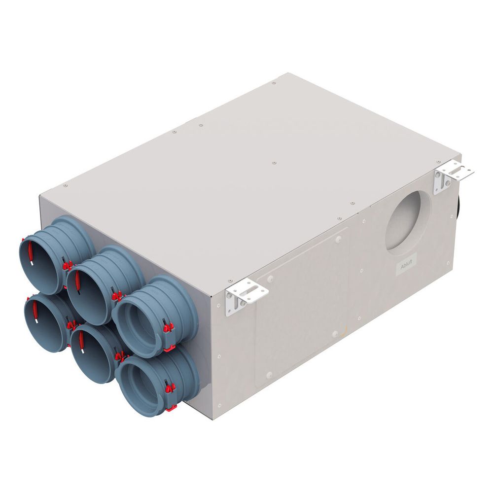 Helios FlexPipe Kombi-Verteilerkasten FRS-KVK 6- 75/125 L, 6x DN 75, 2x DN 100, 2x DN 125... HELIOS-03873 4010184038733 (Abb. 2)
