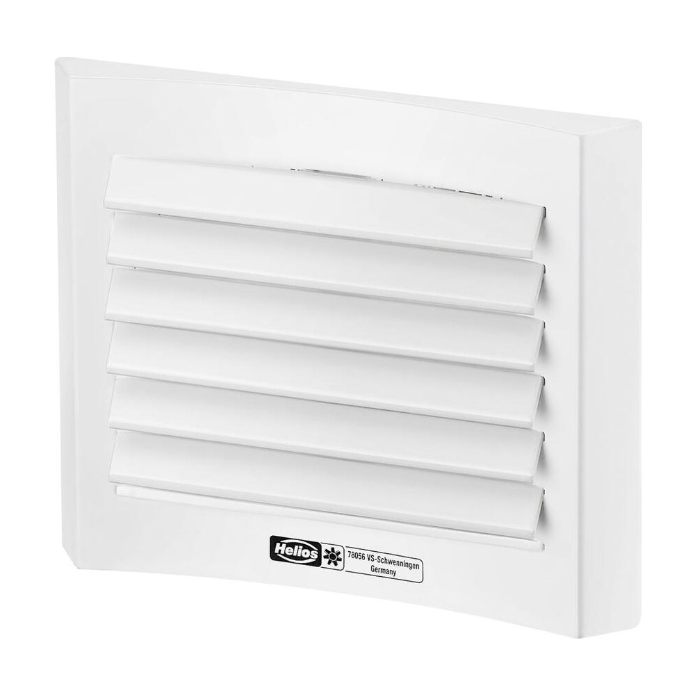 Helios Lüftungsgitter LGM 160, für Lüftungsöffnungen, Aluminium, DN 160, Weiß lackiert... HELIOS-00261 4010184002611 (Abb. 2)