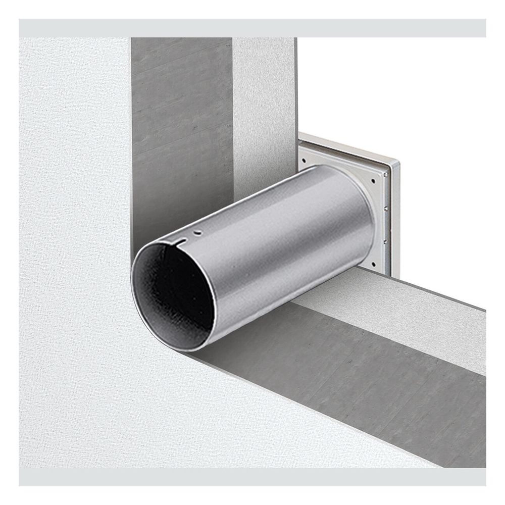 Helios Wandeinbausatz WES 150, Kunststoff, für Unterputz-Einbau 260-500mm, DN 155... HELIOS-00537 4010184005377 (Abb. 2)