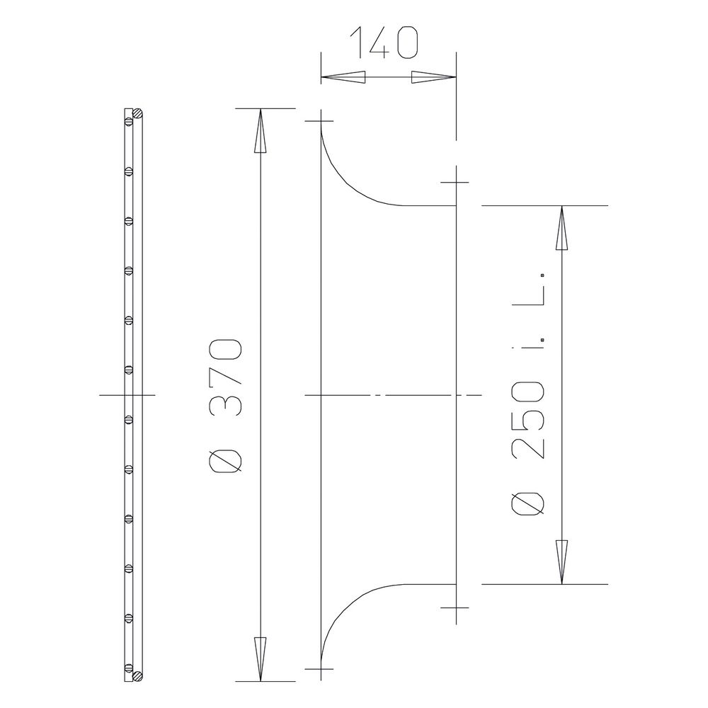 Helios ASD-SGD 250 Ansaugdüse mit Schutzgitter DN 250, verzinkt... HELIOS-01414 4010184014140 (Abb. 2)