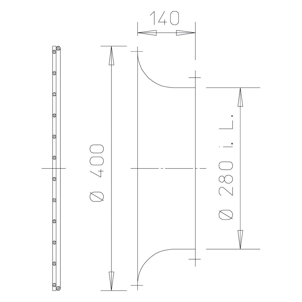 Helios ASD-SGD 280 Ansaugdüse mit Schutzgitter DN 280, verzinkt... HELIOS-01415 4010184014157 (Abb. 2)