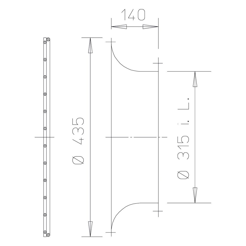 Helios ASD-SGD 315 Ansaugdüse mit Schutzgitter DN 315, verzinkt... HELIOS-01416 4010184014164 (Abb. 2)