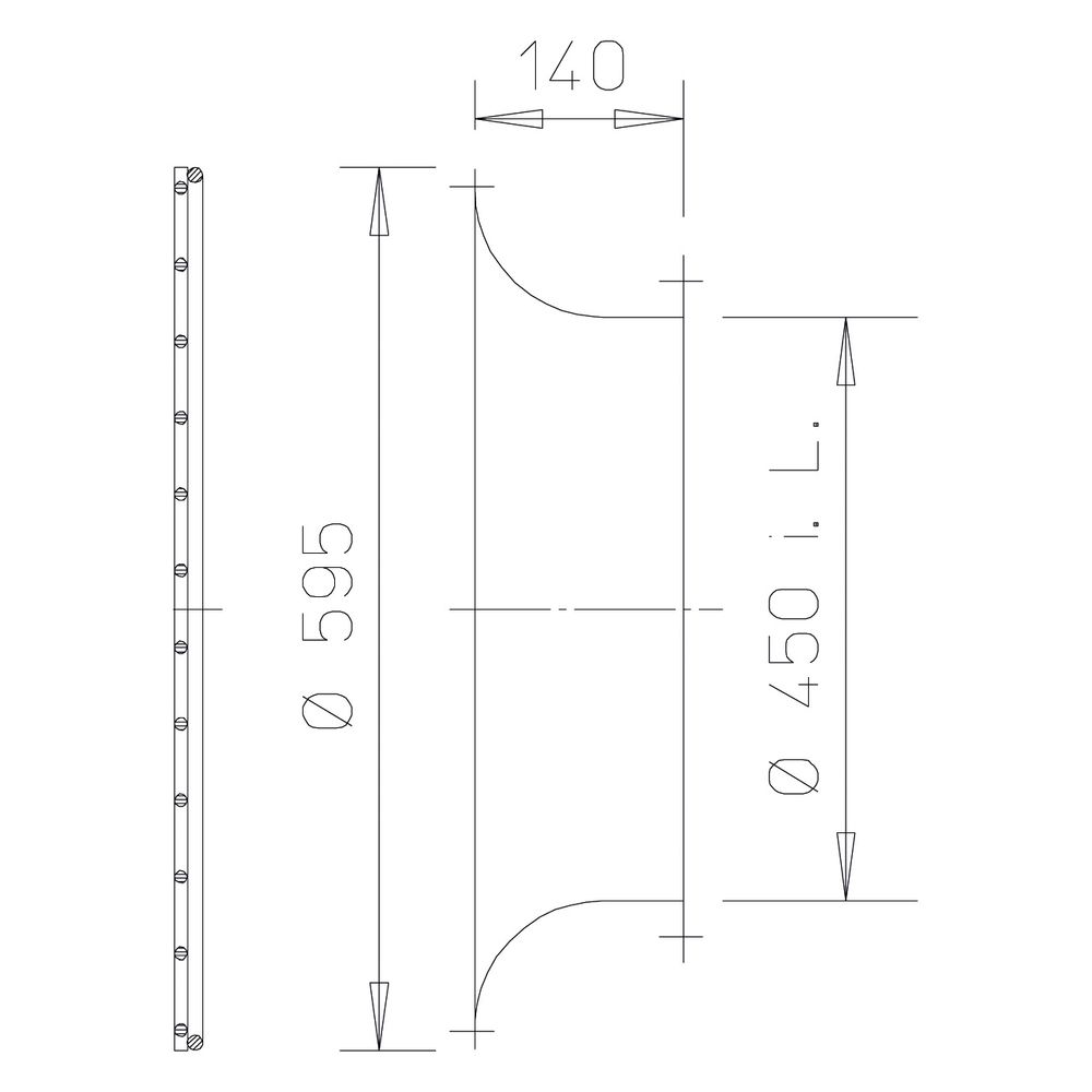 Helios ASD-SGD 450 Ansaugdüse mit Schutzgitter DN 450, verzinkt... HELIOS-01419 4010184014195 (Abb. 2)