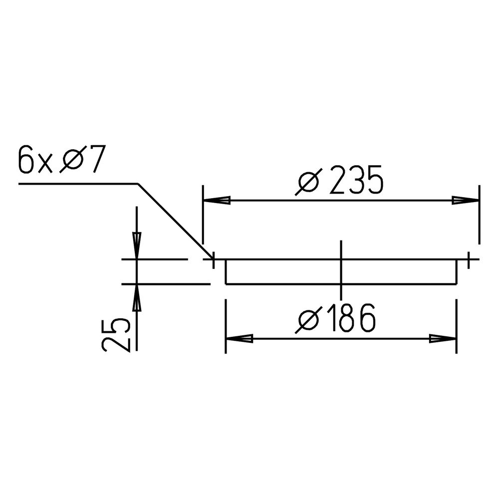 Helios FR 180 Winkel-Flanschring DN 180, Stahlblech verzinkt... HELIOS-01200 4010184012009 (Abb. 2)