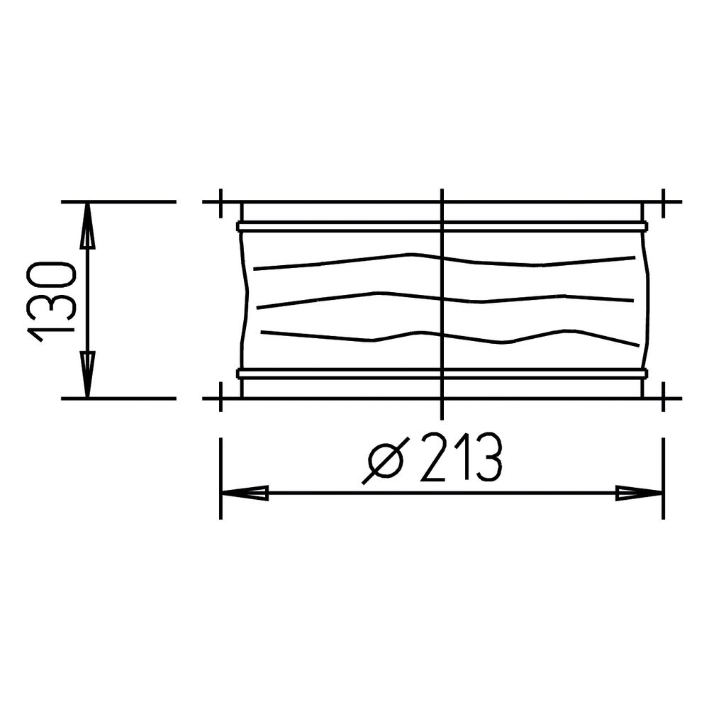 Helios STS 180 flexible Verbindung mit 2 Rohrflanschen, DN 180... HELIOS-01217 4010184012177 (Abb. 2)