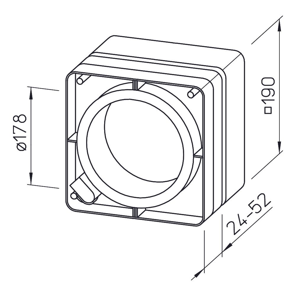 Helios FES 150 Fenstereinbausatz für Einbau aller HVR 150-Modelle... HELIOS-00463 4010184004639 (Abb. 2)