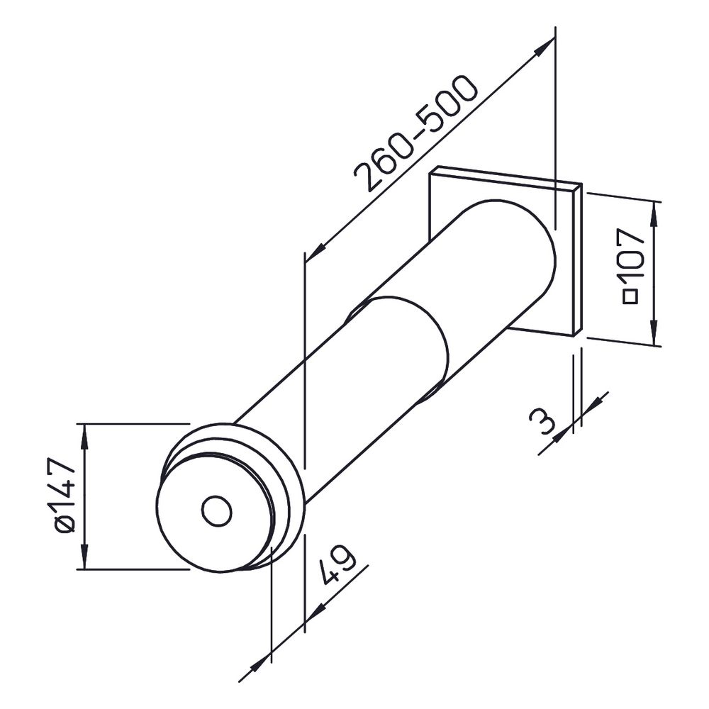 Helios ZLA 80 Zuluftautomat für Wandeinbau, DN 80... HELIOS-00214 4010184002147 (Abb. 2)