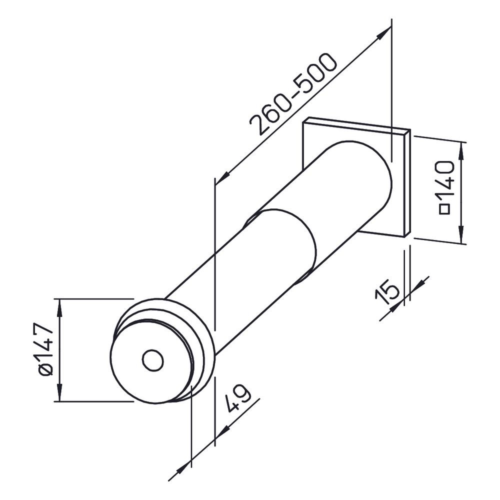 Helios ZLA 100 Zuluftautomat für Wandeinbau, DN 100... HELIOS-00215 4010184002154 (Abb. 2)