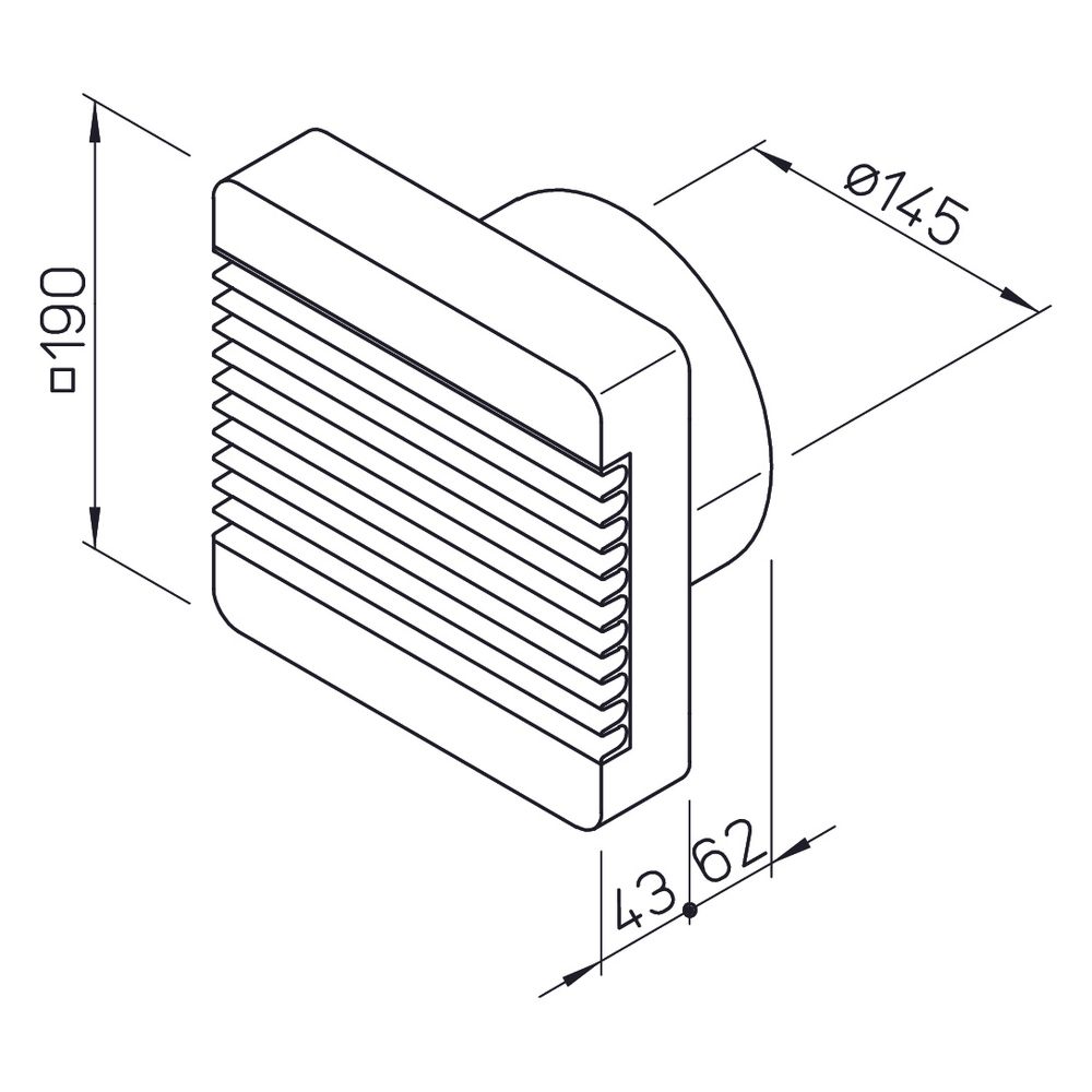 Helios EVK 150 Elektrische Verschlussklappe DN 150, 230V... HELIOS-00251 4010184002512 (Abb. 2)
